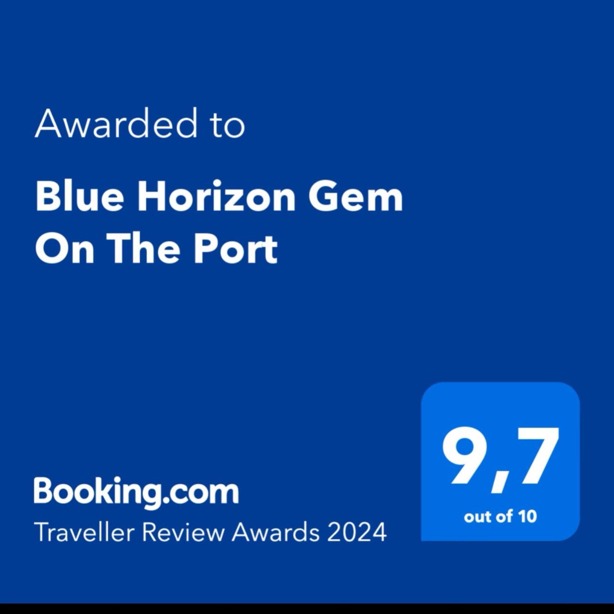 Blue Horizon Gem On The Port Apartman Rafína Kültér fotó
