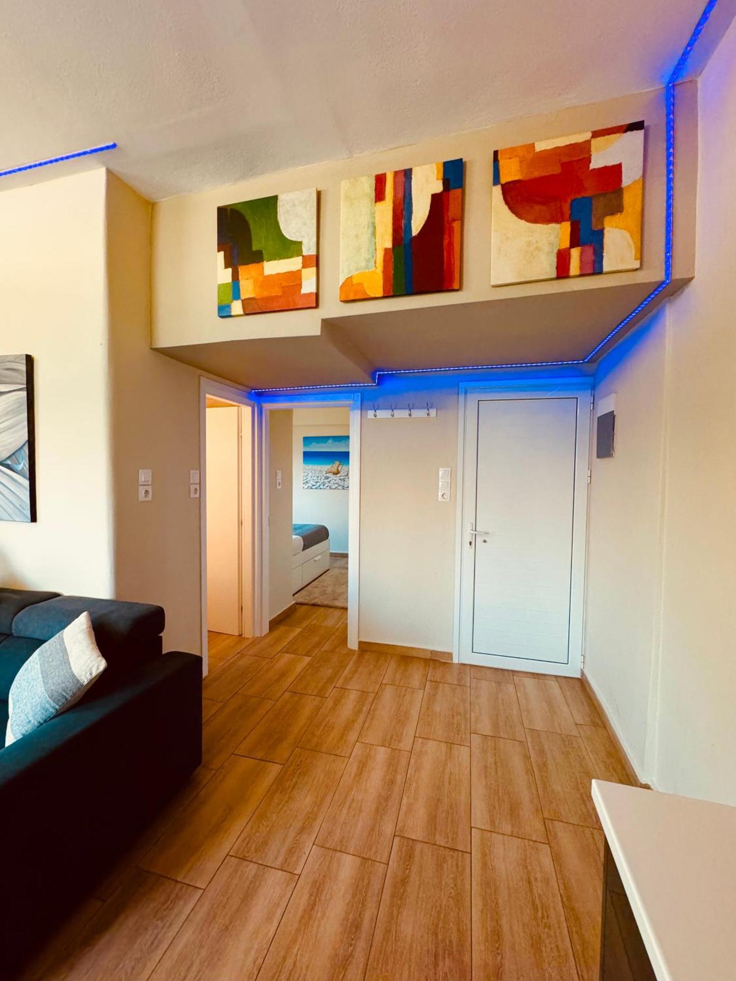 Blue Horizon Gem On The Port Apartman Rafína Kültér fotó